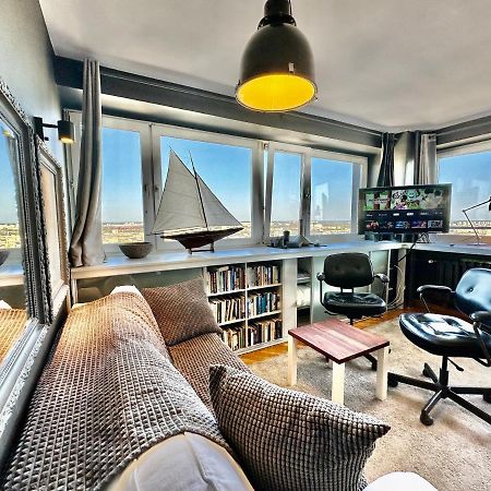 Super Apartament Grey Centrum 2X Metro Fast Wifi 300 Mbs Netflix Appletv Smarttv Spotify Panorama Miasta Varsavia Esterno foto