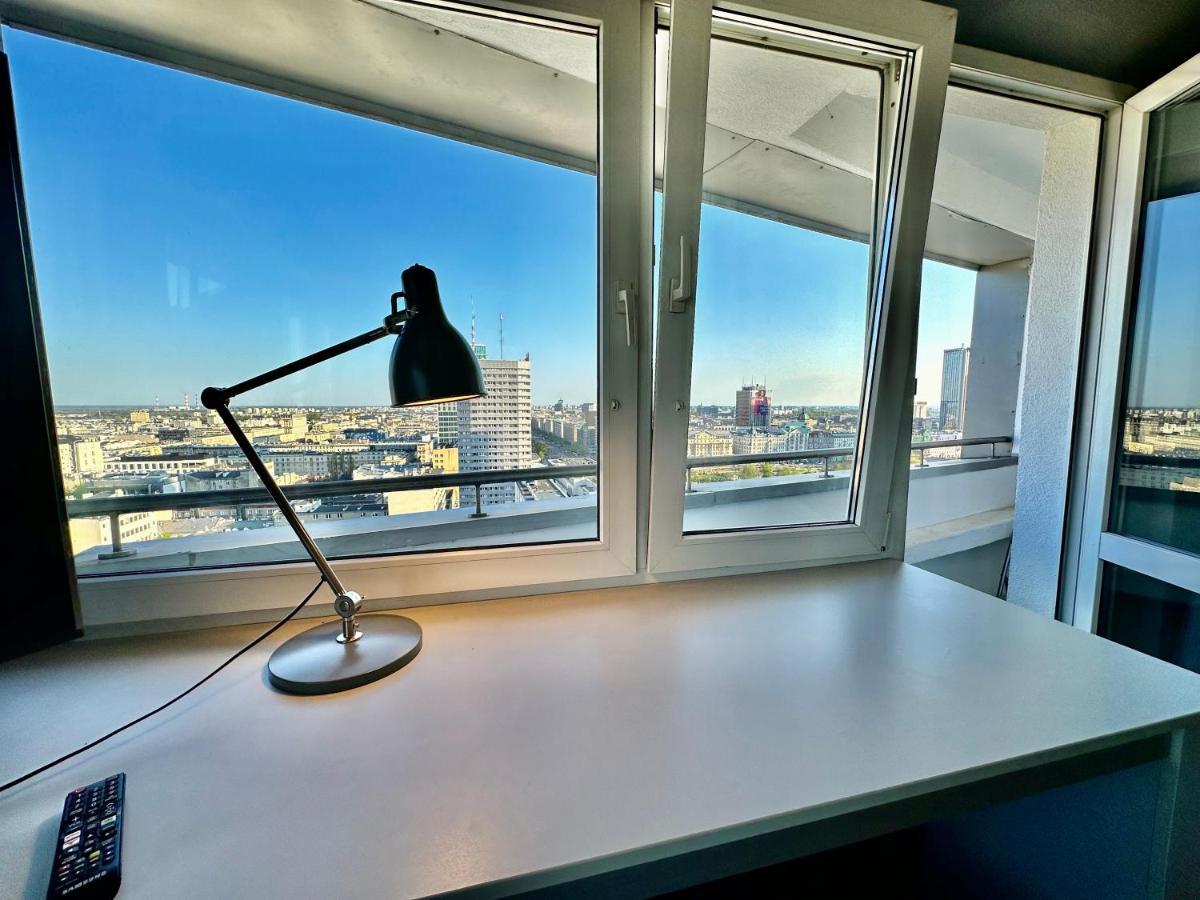 Super Apartament Grey Centrum 2X Metro Fast Wifi 300 Mbs Netflix Appletv Smarttv Spotify Panorama Miasta Varsavia Esterno foto