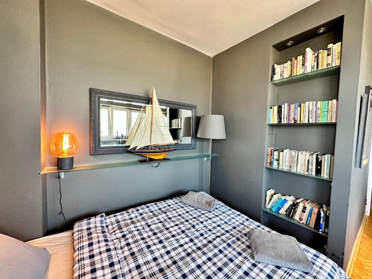 Super Apartament Grey Centrum 2X Metro Fast Wifi 300 Mbs Netflix Appletv Smarttv Spotify Panorama Miasta Varsavia Esterno foto