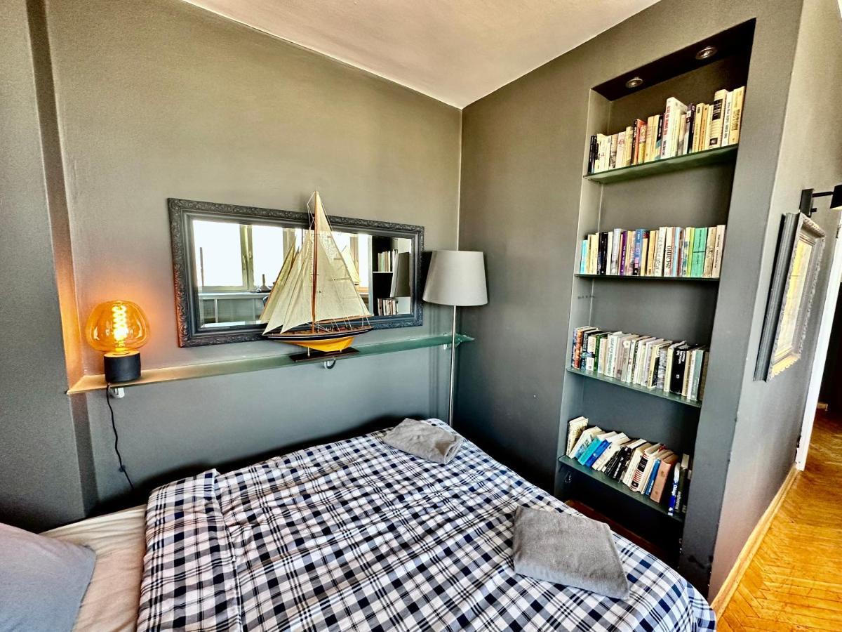 Super Apartament Grey Centrum 2X Metro Fast Wifi 300 Mbs Netflix Appletv Smarttv Spotify Panorama Miasta Varsavia Esterno foto