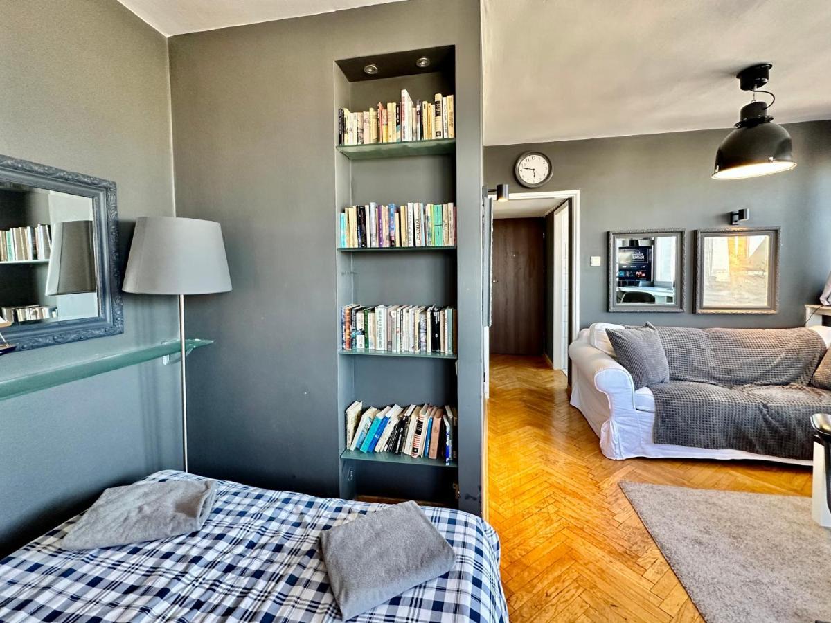 Super Apartament Grey Centrum 2X Metro Fast Wifi 300 Mbs Netflix Appletv Smarttv Spotify Panorama Miasta Varsavia Esterno foto
