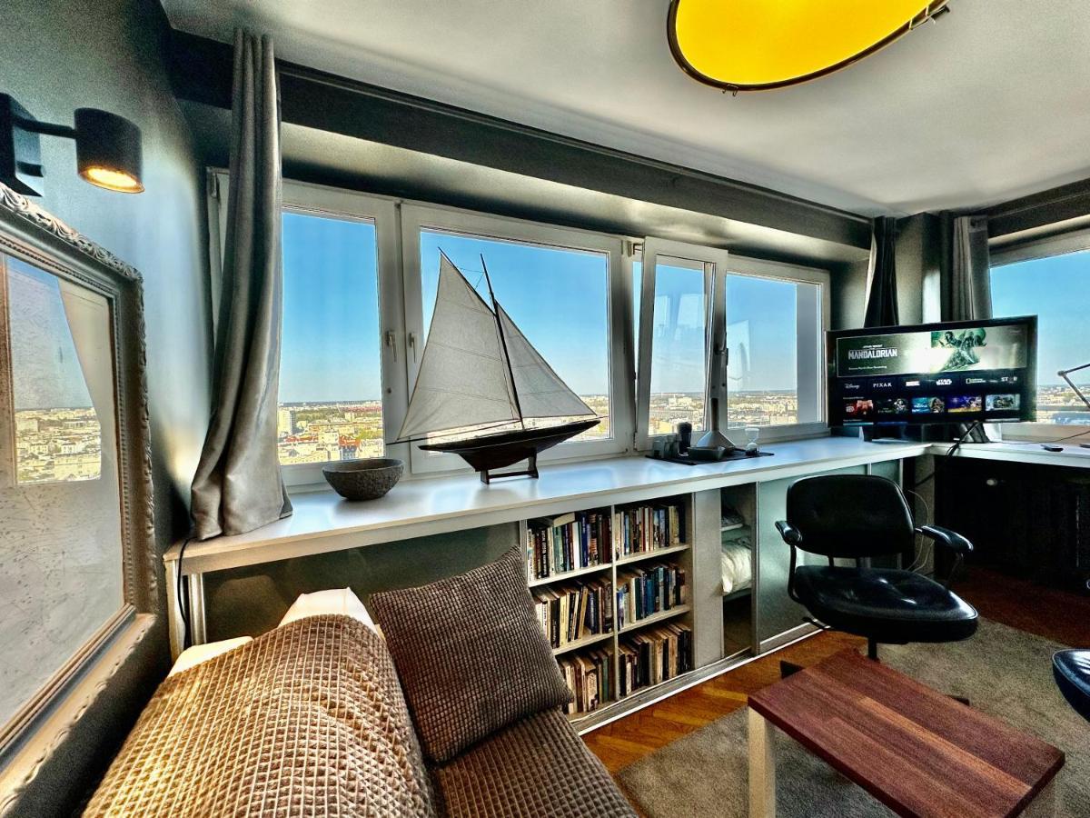 Super Apartament Grey Centrum 2X Metro Fast Wifi 300 Mbs Netflix Appletv Smarttv Spotify Panorama Miasta Varsavia Esterno foto