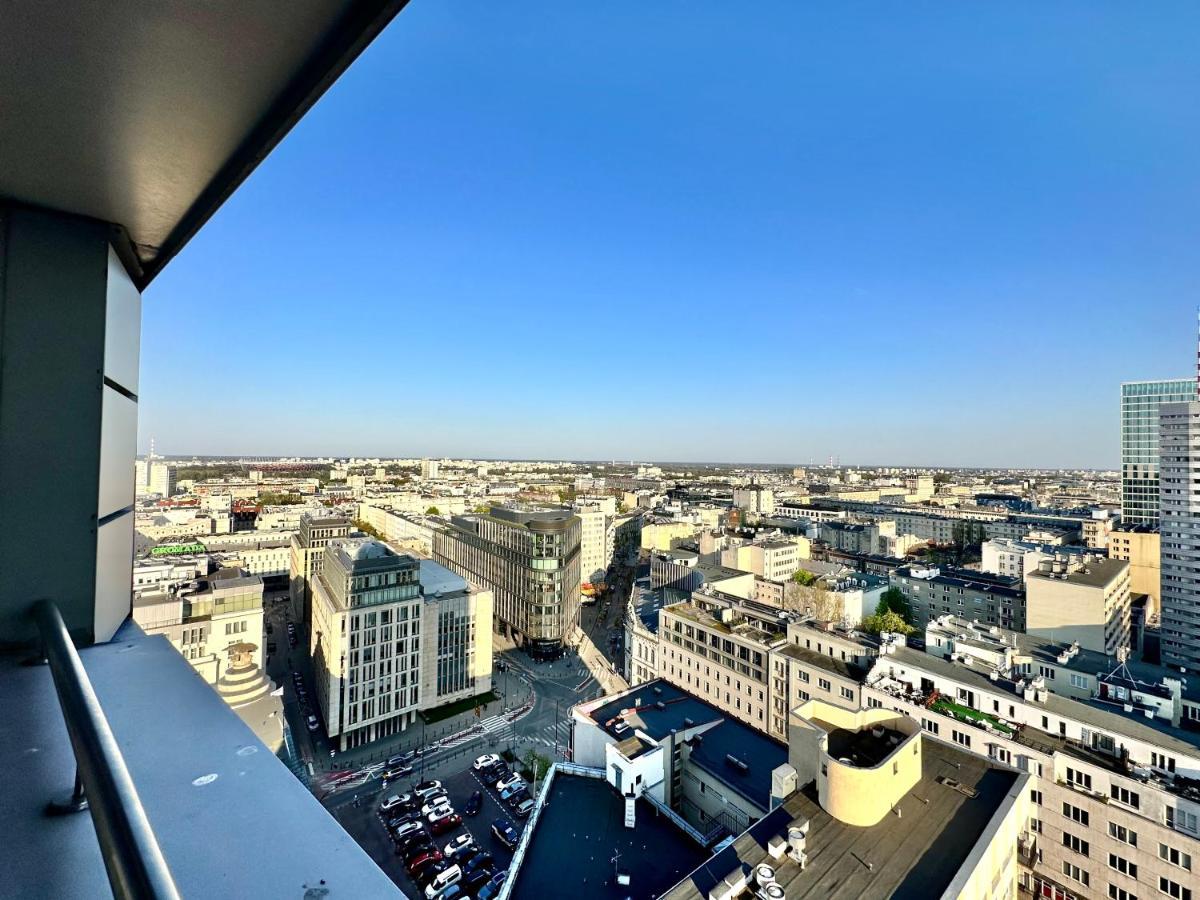 Super Apartament Grey Centrum 2X Metro Fast Wifi 300 Mbs Netflix Appletv Smarttv Spotify Panorama Miasta Varsavia Esterno foto