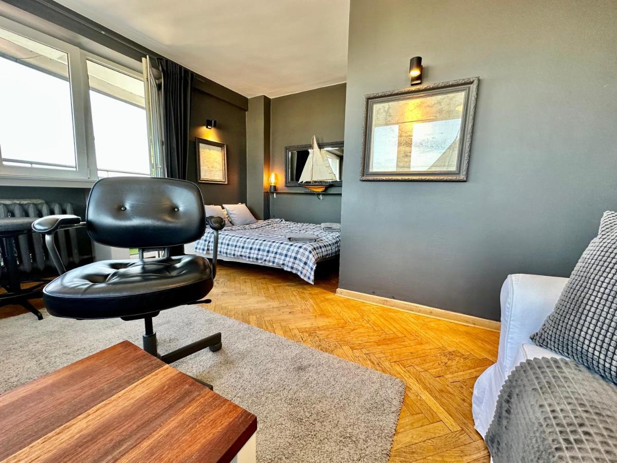 Super Apartament Grey Centrum 2X Metro Fast Wifi 300 Mbs Netflix Appletv Smarttv Spotify Panorama Miasta Varsavia Esterno foto